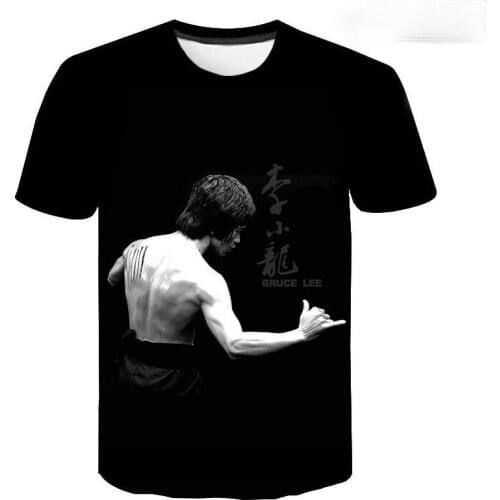 New Summer Bruce Lee 3D T Shirts Casual Streetwear Boy Girl Kids Fashion Men Women Children Printed T-shirt Cool Tops Tee