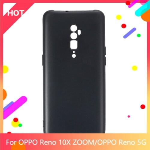 Reno 10X ZOOM Case Matte Soft Silicone TPU Back Cover For OPPO Reno 5G Phone Case Slim shockproof