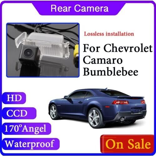 Reversing Back Up Waterproof Car Camera For Chevrolet Camaro Bumblebee 2009~2015