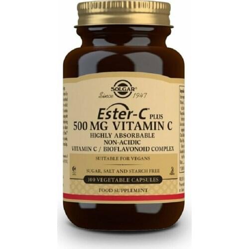 SOLGAR Ester-C®Plus Vitamin C 500 mg - 100 capsules
