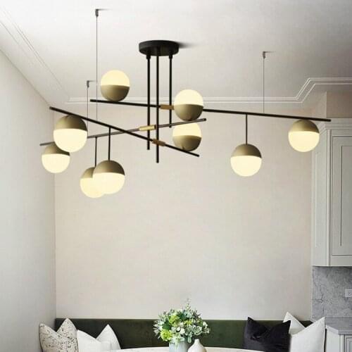 Modern led stone hanging lights monkey lamp lustre pendente chandelier pendant lights living room