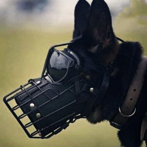 Dog Tactical Mouth Cage Horse Dog Golden Retriever German Shepherd Doberman Rottweiler Dog Training Muzzle Dog Accessories