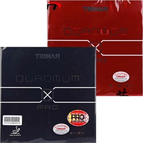 Tibhar quantum x pro edition table tennis rubber sticky rubber fast attack with loop ping pong game