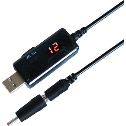 USB Boost Converter DC 5V To 9V 12V USB Step-up Converter Cable for Router Modem Rechargeable Fan and Light Power Converter