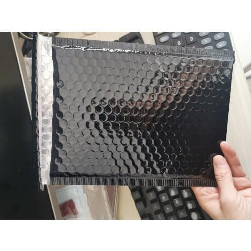 Poly Bubble MailingMailer 50Pcs 180x230x40mm Shipping Padded Envelopes Bags Thicken Black Color Shockproof Courier Pouche