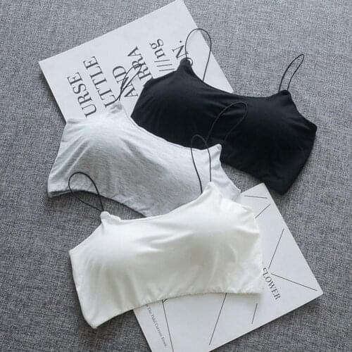 Women Sling Tube Top Sexy Bra Top Breathable Chest Pad Wearing Underwear strapless blouse tube top bandeau top 2021