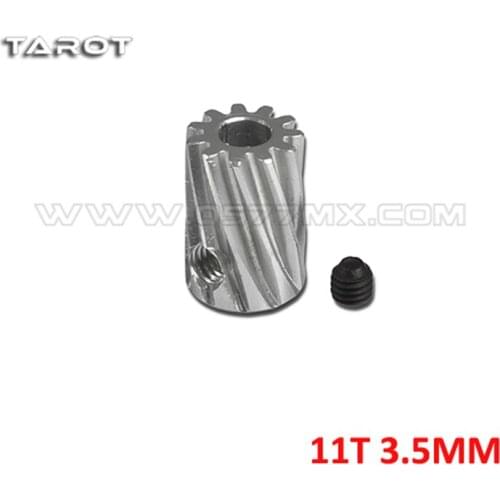 11T Slant Thread Motor Gear for 3.5mm mian shaft Trex 450 Helicopter