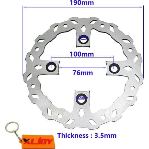 190mm Brake Disc For SSR Piranha SDG Wheel 50cc 70 90 110 125 140 150 160 170 180 190 cc Pit Dirt Bike DHZ WPB Atomic Thumpstar