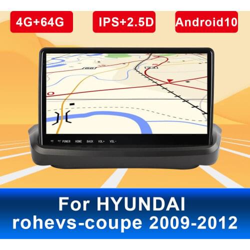 Car Navigator For Rohens Coupe 2009-2012 9 Inch Android 10 HD DVD Video Stereo Audio Player Smart Voice Radio GPS Navigation