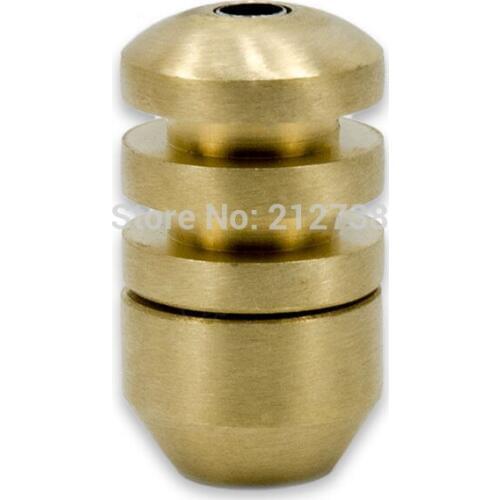Free Shipping 28mm"Brass Tattoo Supply Machine Gun Grip Tube Golden with 2"