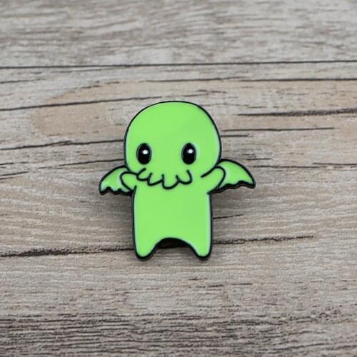 BG750 Dongmanli Cute Monster Metal Enamel Pins and Brooches for Lapel Pin Backpack Bags Badge Collection Gifts