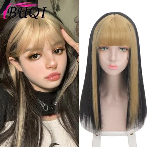 Buqi Long Synthetic Wigs