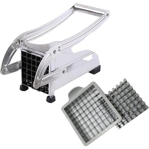 Stainless Steel Home French Fries Potato Chips Strip Slicer Cutter Chopper Chips Machine Making Tool Potato Cut Fries