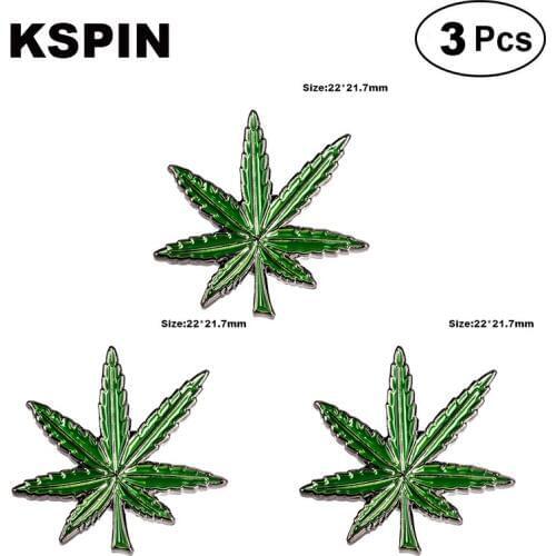 Green leaves Lapel Pin Brooches Pins Flag badge Brooch Badges