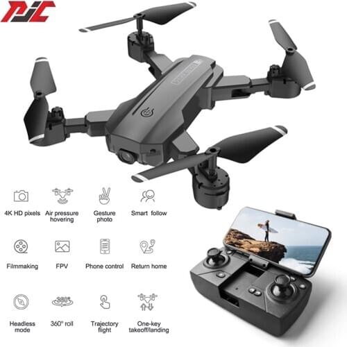 RC Drone 4K Drones With Camera HD 4K or No Camera Long Battery Life Smart Follow Me FPV Dron Dual Cameras Folding Quadcopter Toy
