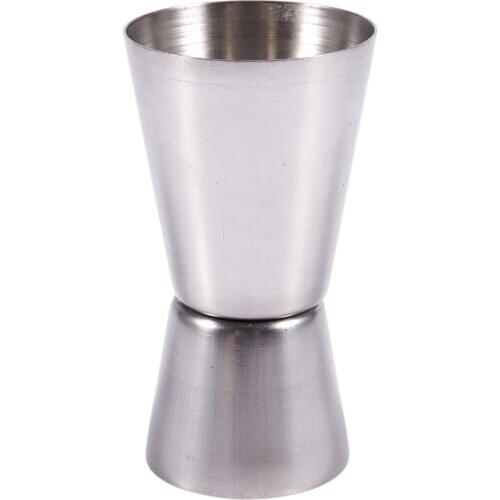 Double cup dispenser Stainless Steel for Measure Alcohol Cocktail Bar Bistro 40 / 20cc