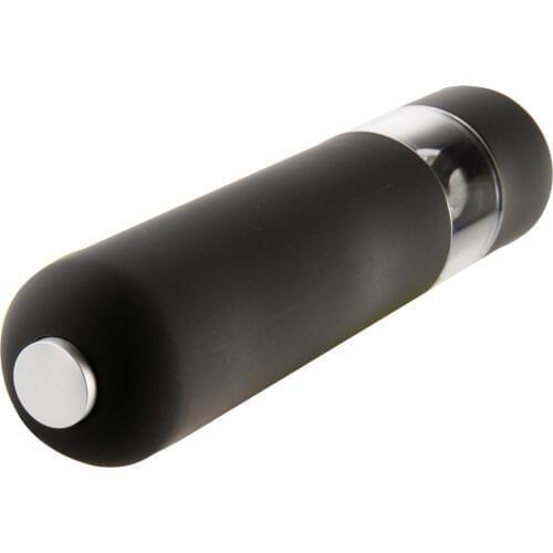 Black Electric Pepper Mill,Ceramic Burr Salt Grinder,Battery Operated,Coarse Adjust,Portable and Fashion New