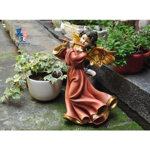EUROPEAN STYLE RESIN BEAUTIFUL LITTLE ANGEL FAIRY HOME GARDEN HORTICULTURAL ORNAMENTS BIRTHDAY GIFT