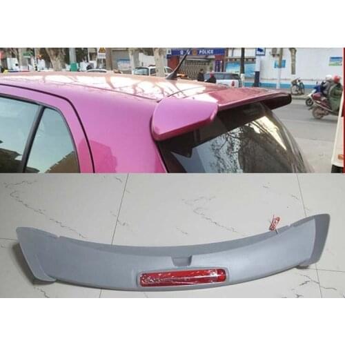 Factory Style Spoiler Wing ABS for 2006-2011 Toyota Yaris 5dr Hatchback Spoilers LED Light Wing 1pcs