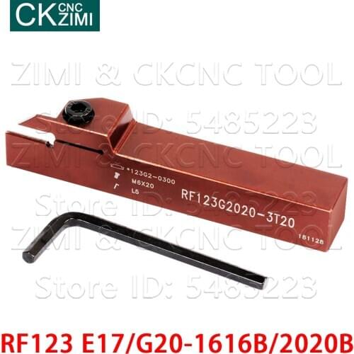 RF123E17-1616B RF123G20-2020B CNC Grooving Tools Holder External grooving Cutter lathe tools for N123E2 carbide Grooving inserts
