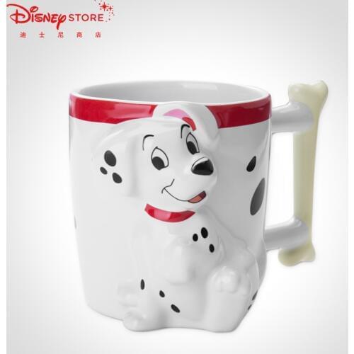Disney Ceramic Cup Coffee Adult Mug Animation Cartoon Dalmatians Children Cup Couple Milk Tea Cup As a Gift