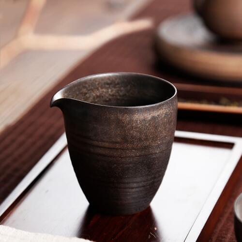 Stoneware Fair Cup Tea Machine Ceramic Tea Sea Cup Handmade Japanese Kung Fu Tea Set Tea Leak Accessories Set Cup Popular Style