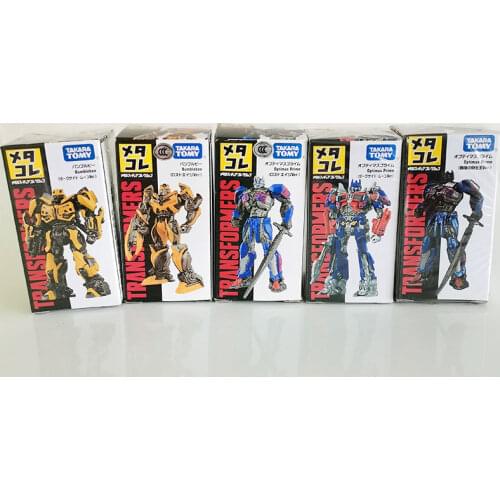 TAKARA TOMY Alloy Doll Transformers Bumblebee Optimus Prime7.5cm Hand-made Anime Model Boy Toy Decoration