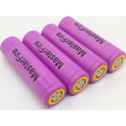 MasterFire 8PCS/LOT 100% Original Sanyo 3.7V 3000mAh 18650 Rechargeable Battery Cells UR18650ZTA Lithium Batteries For Torches