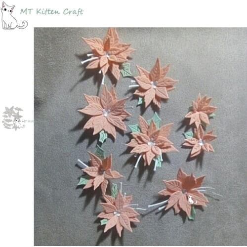 MT Craft Flower Leaves Metal Cutting Dies Stencils Scrapbooking Photo Album Decorative Embossing Paper Card Crafts Die Cut