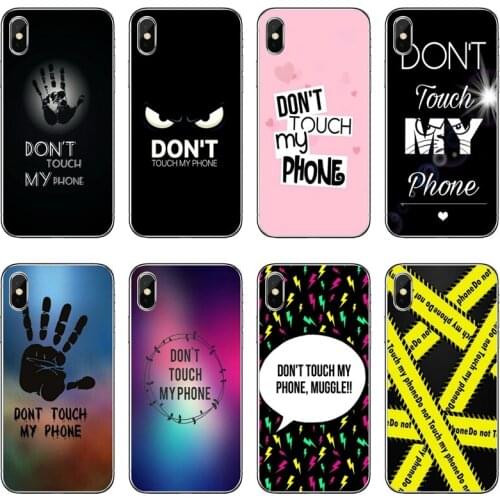 Do not touch my phone Soft Phone Case For Samsung Galaxy A71 A70 A60 A51 A50 A41 A40 A31 A30 A20E A21S A12 A10 A7 A5 A3