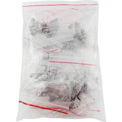 150pcs/lot 5W Power Carbon Film Resistor Kit Assortment Set 1K ohm-820K ohm 5% Resistance Pack 100K 200K 330K 47K 470K Resistors