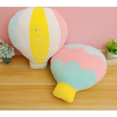 New Creative Hot Air Balloon Pillow Sofa Cushion Plush Stuffered Toys Boys Girls Birthday Gifts