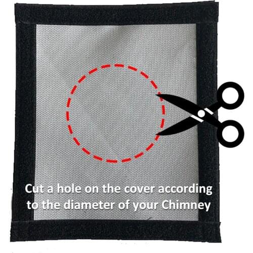 Tent Stove Jack Fire Resistant Pipe Vent Accessory Keep Your Use Of Hot Flue Pipes Safe And Secure Tent Highly Flame-retardant