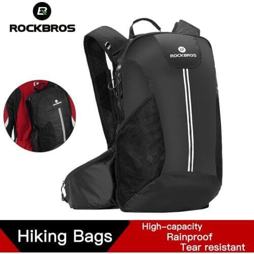 ROCKBROS Backpack Outdoor Traveling Hiking Climbing Bags Tactical Backpack Bicycle Rainproof Sport Bags Breathable Big Capacity
