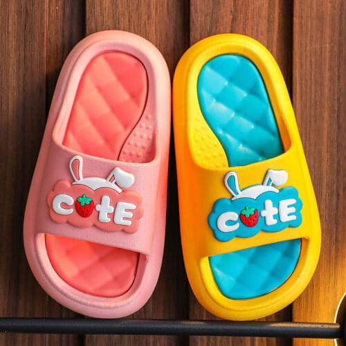 Fashion Cartoon Donut Shoe Child Girl Home Slippers Unisex Summer Boys Shoes Flip-Flops Kids beach Sandals Slippers Shoes