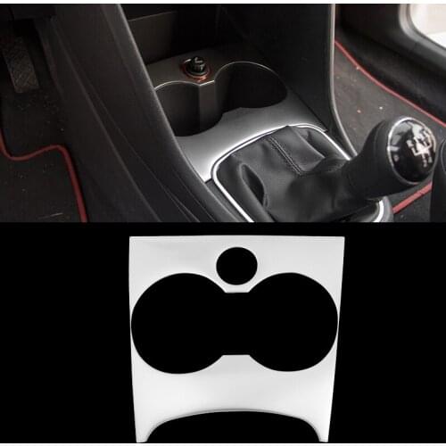 Car Styling Stainless Steel Console cigarette sequins Interior Chrome Trim Decoration For VW POLO Accessories Decoration Sequins