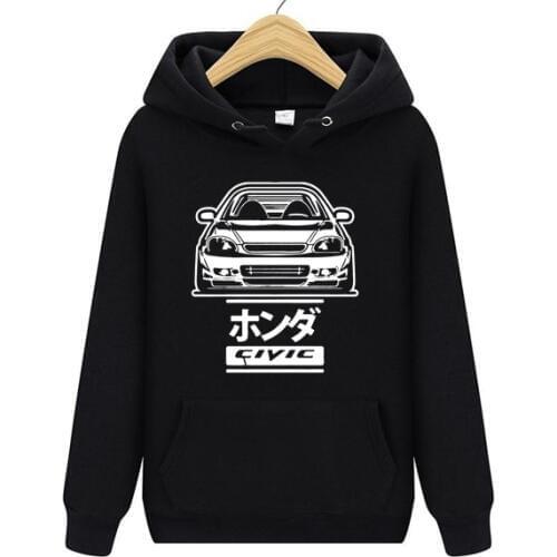 Spring 2020 Cars Mens Hoodies CIVIC 6GEN Sweatshirts MENS 3D Streetwear TYPE-R 6RD CAR B16 B18 JDM Men Hoodie Women Jacket