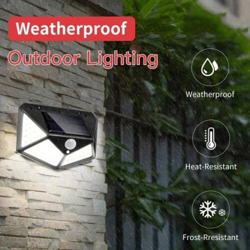 162 LED Solar Powered Light Outdoor Motion Sensor Wall Lamp Waterproof PIR Motion Sensor Street Light For Garden Decoration