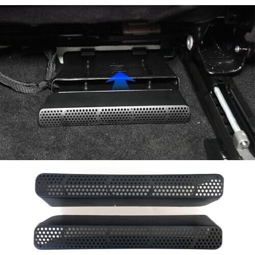 2PCS For Mercedes Benz C / E / GLC Class W205 S205 W213 S213 Under Seat Floor Rear AC Heater Air Conditioner Duct Vent Cover