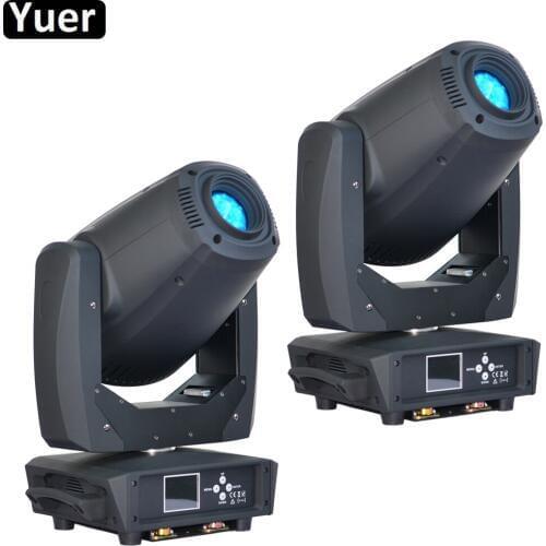 2Pcs/Lot 260W LED Spot Beam Wash 3IN1 Moving Head Light 2 Facet Prism Rotation six prism LED Moving Head DJ Disco Stage Light