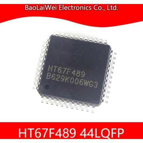 1pcs HT67F489 44LQFP chip Electronic Components Integrated Circuits Active Components TinyPower™ A/D Flash MCU with LCD & EEPROM