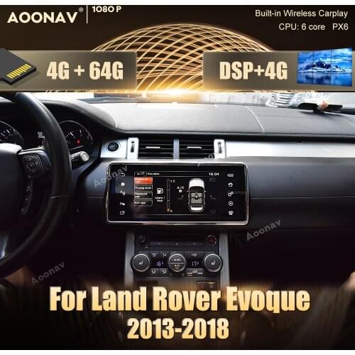 2 din Android car GPS radio multimedia player For Land Rover Evoque 2013-2018 car navigation DvD Stereo receiver Head Unit