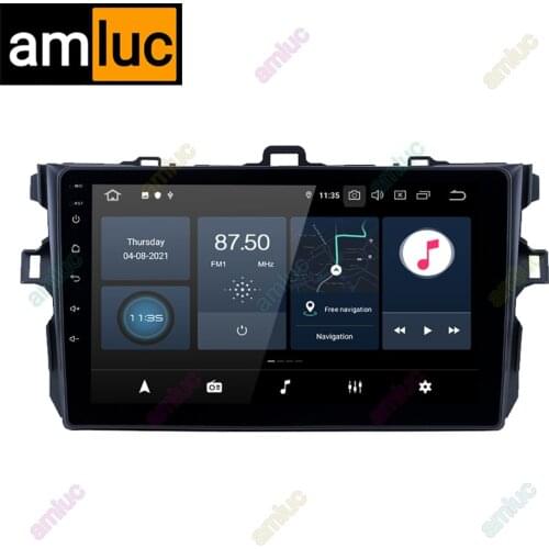 4G+64G CarPlay Android 10 DSP For Toyota Corolla E140 E150 2007 - 2013 Car Radio Multimedia Player GPS RDS 2 din dvd Stereo DVR