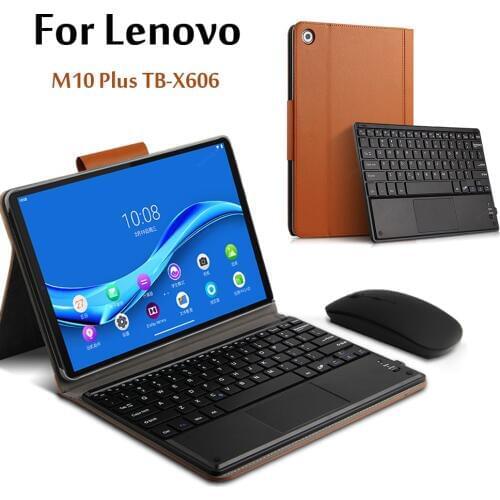 Case For Lenovo Tab M10 FHD Plus Wireless Bluetooth Keyboard TB-X606F TB-X606X 10.3''Tablet Magnetically Detachable Cover