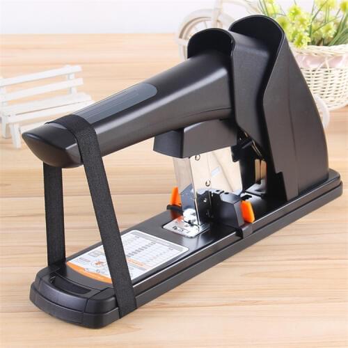 Deli 0383 Heavy Layer Stapler Big Size Thick 210 sheets Binding Finance Office Stationery Heavy Duty Machinery Paper Stapling