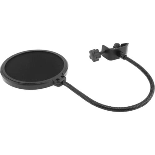 Double Layer Studio Microphone Flexible Wind Screen Sound filter for Broadcast Karaoke youtube Podcast Recording Accessories