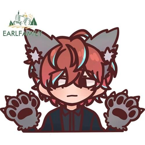 EARLFAMILY 13cm x 9.7cm For Doppo Kannonzaka Car Stickers Windows Decal Waterproof Occlusion Scratch Decals Custom Printing