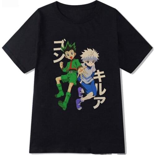 Hunter X Hunter T-shirt Men Cute Anime Harajuku Friend T Shirt Graphic Tshirt Hip Hop Top Tees Male Men Women T-shirt