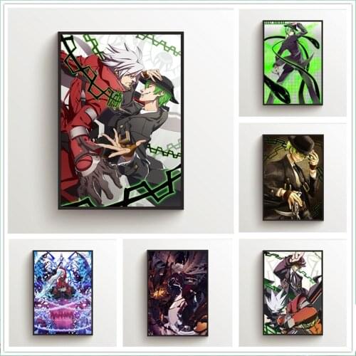 WTQ Canvas Painting Anime Posters BlazBlue Hazama Ragna The Bloodedge Wall Decor Wall Art Picture Decoration Home Decor