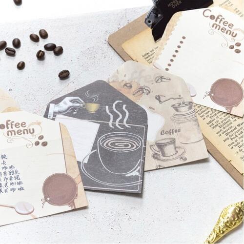12 Pcs/Set Retro Vintage Kraft Paper Envelopes Cartoon Envelope Korean Stationery Christmas Gift